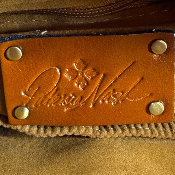 Patricia Nash Nazaire Owl Embroidery Colorblock Crossbody Bag with Dust Bag New - Picture 12 of 15